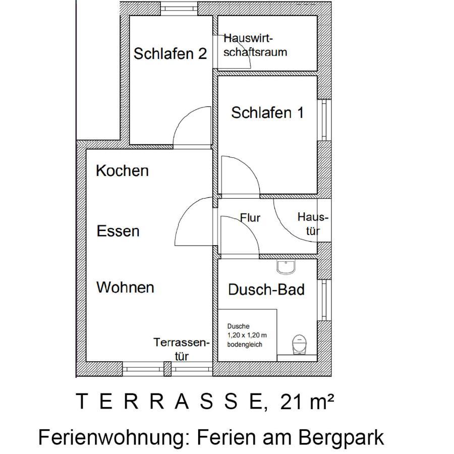 Ferien Am Bergpark - Kassel, Bad Wilhelmshohe Apartment Bagian luar foto